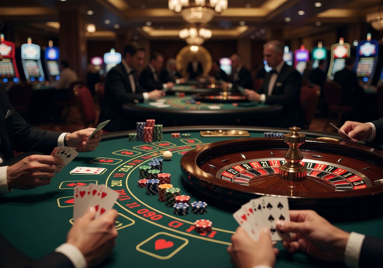 Casino table games blackjack roulette