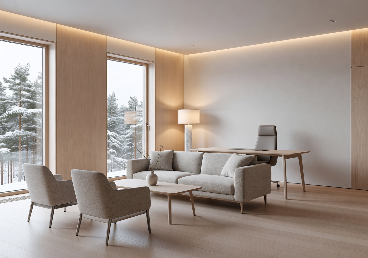Executive Suite with luxury Nordic decor
