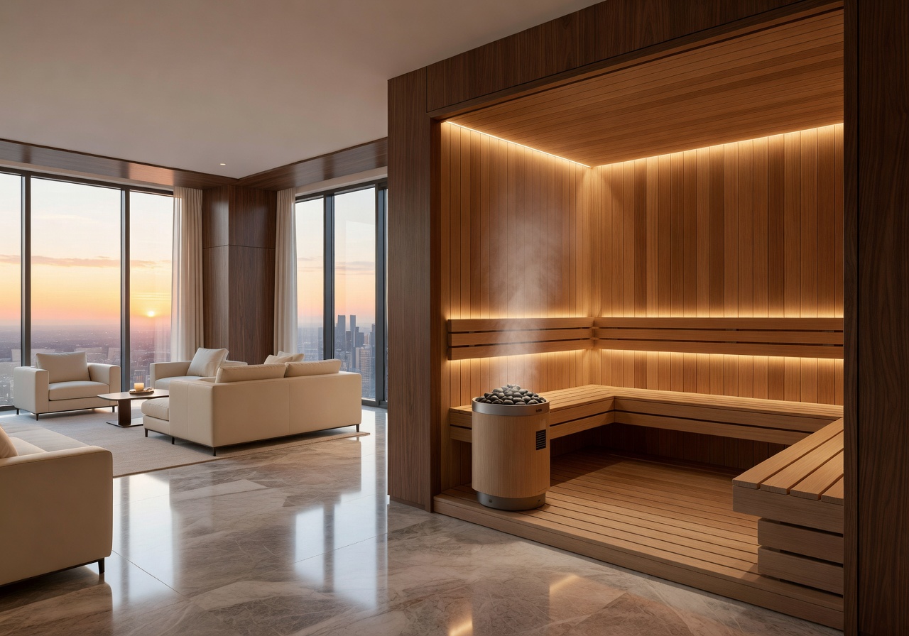 Premium Suite penthouse with private sauna